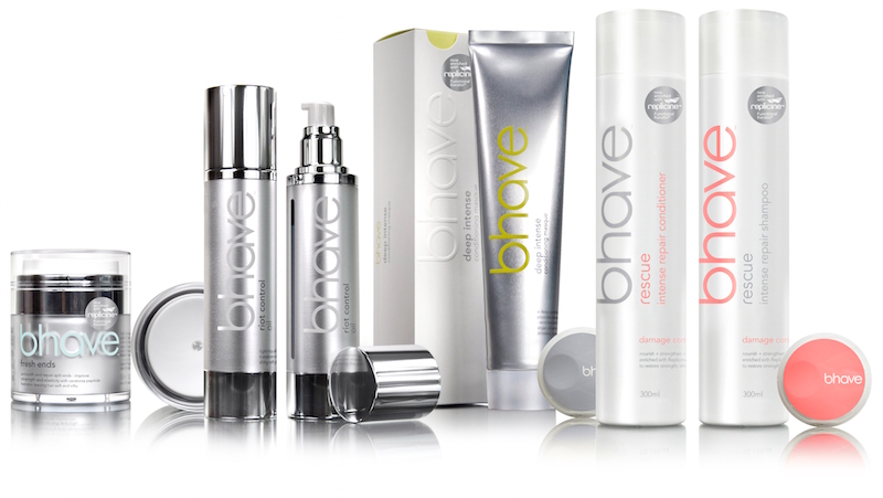 The bhave hair care range stocked at the studio